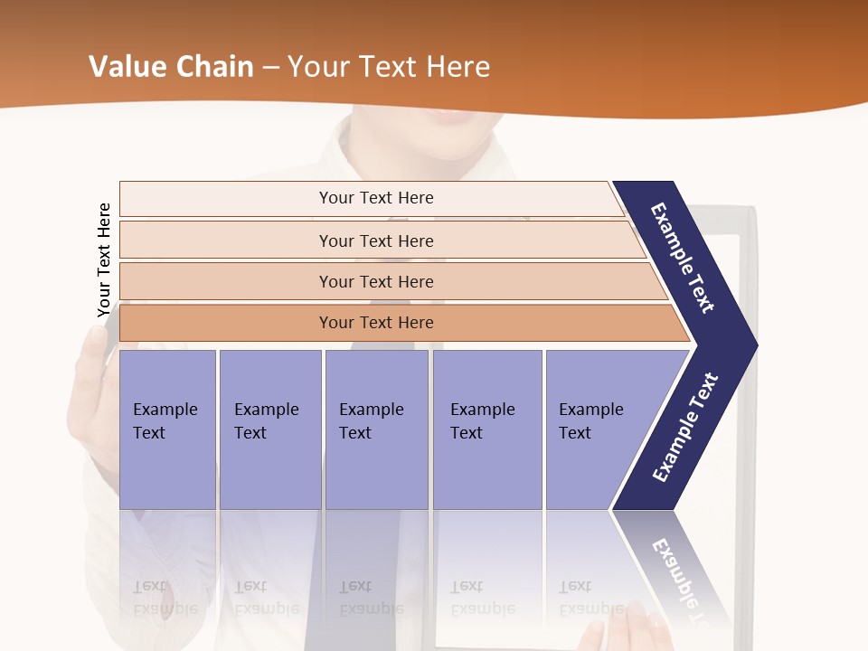 A Woman Holding A Clipboard With A Pen In Her Hand PowerPoint Template