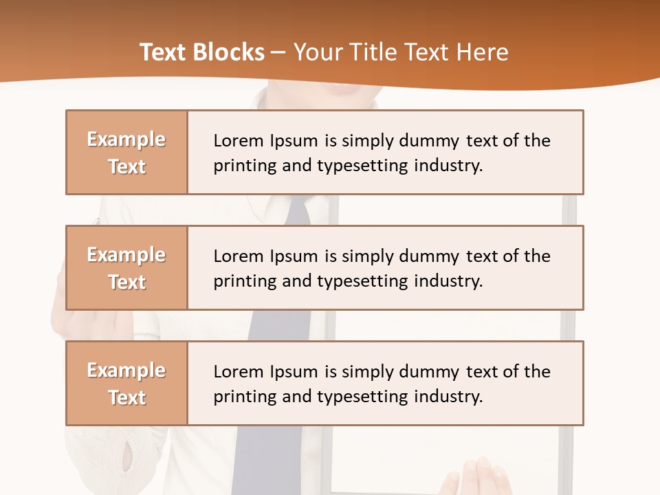 A Woman Holding A Clipboard With A Pen In Her Hand PowerPoint Template