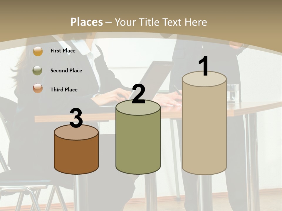 A Group Of People Sitting At A Table In Front Of A Whiteboard PowerPoint Template