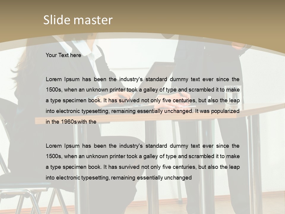 A Group Of People Sitting At A Table In Front Of A Whiteboard PowerPoint Template