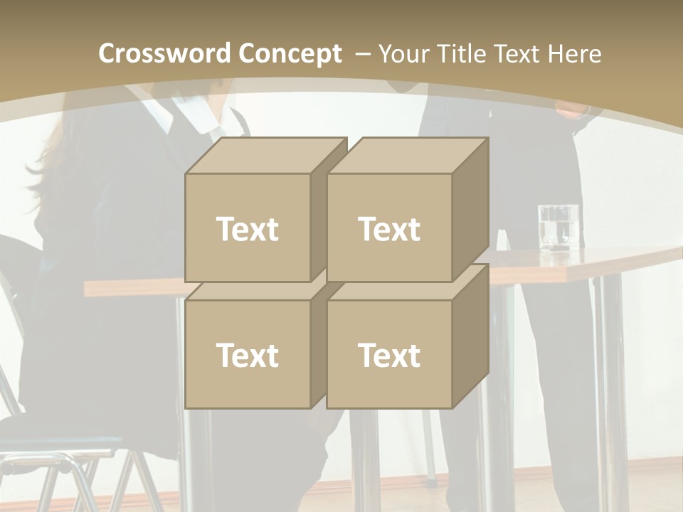 A Group Of People Sitting At A Table In Front Of A Whiteboard PowerPoint Template