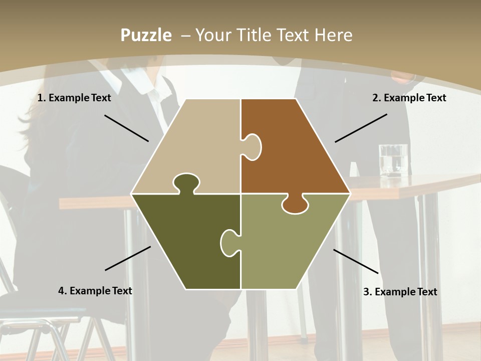 A Group Of People Sitting At A Table In Front Of A Whiteboard PowerPoint Template