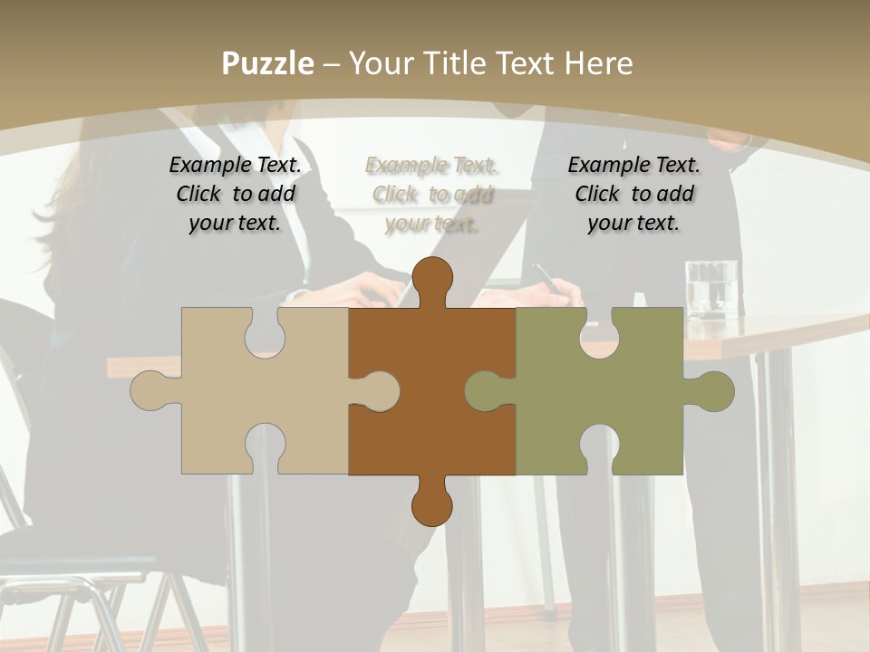 A Group Of People Sitting At A Table In Front Of A Whiteboard PowerPoint Template