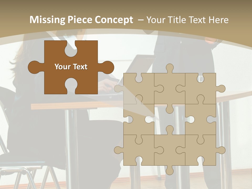 A Group Of People Sitting At A Table In Front Of A Whiteboard PowerPoint Template