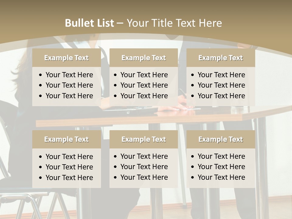 A Group Of People Sitting At A Table In Front Of A Whiteboard PowerPoint Template