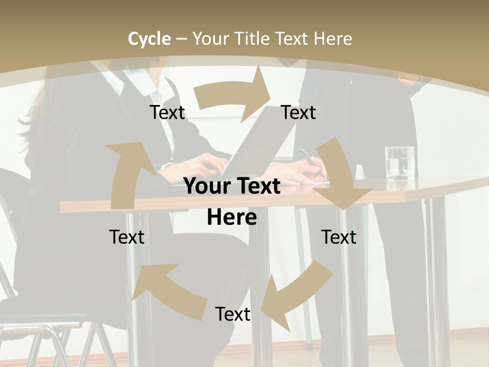 A Group Of People Sitting At A Table In Front Of A Whiteboard PowerPoint Template