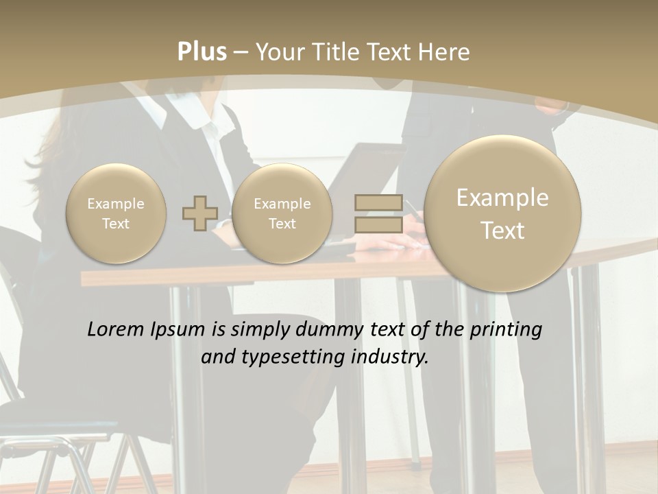 A Group Of People Sitting At A Table In Front Of A Whiteboard PowerPoint Template