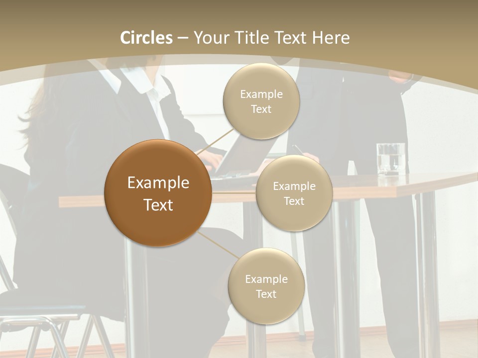 A Group Of People Sitting At A Table In Front Of A Whiteboard PowerPoint Template