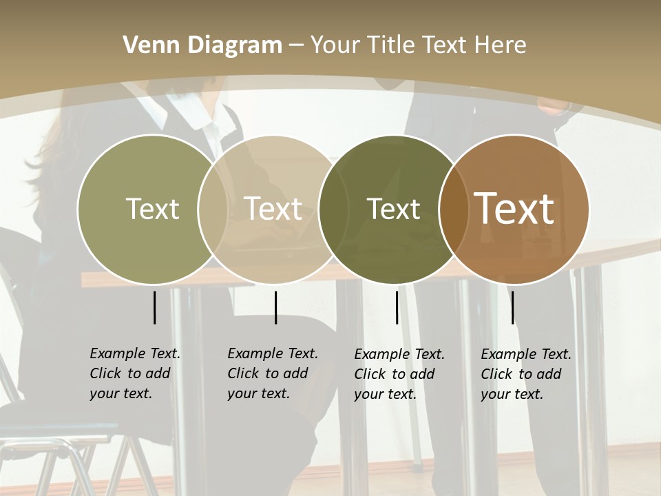 A Group Of People Sitting At A Table In Front Of A Whiteboard PowerPoint Template