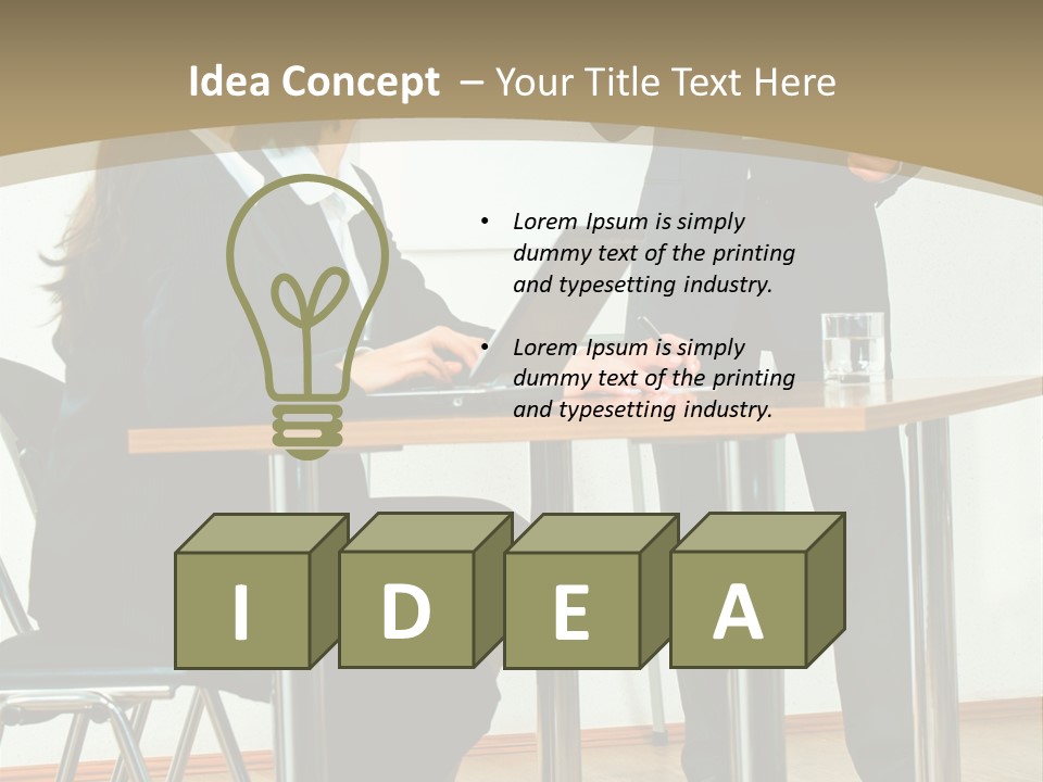 A Group Of People Sitting At A Table In Front Of A Whiteboard PowerPoint Template