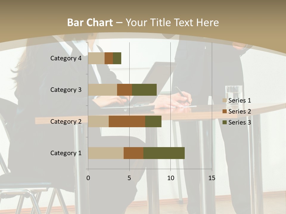 A Group Of People Sitting At A Table In Front Of A Whiteboard PowerPoint Template
