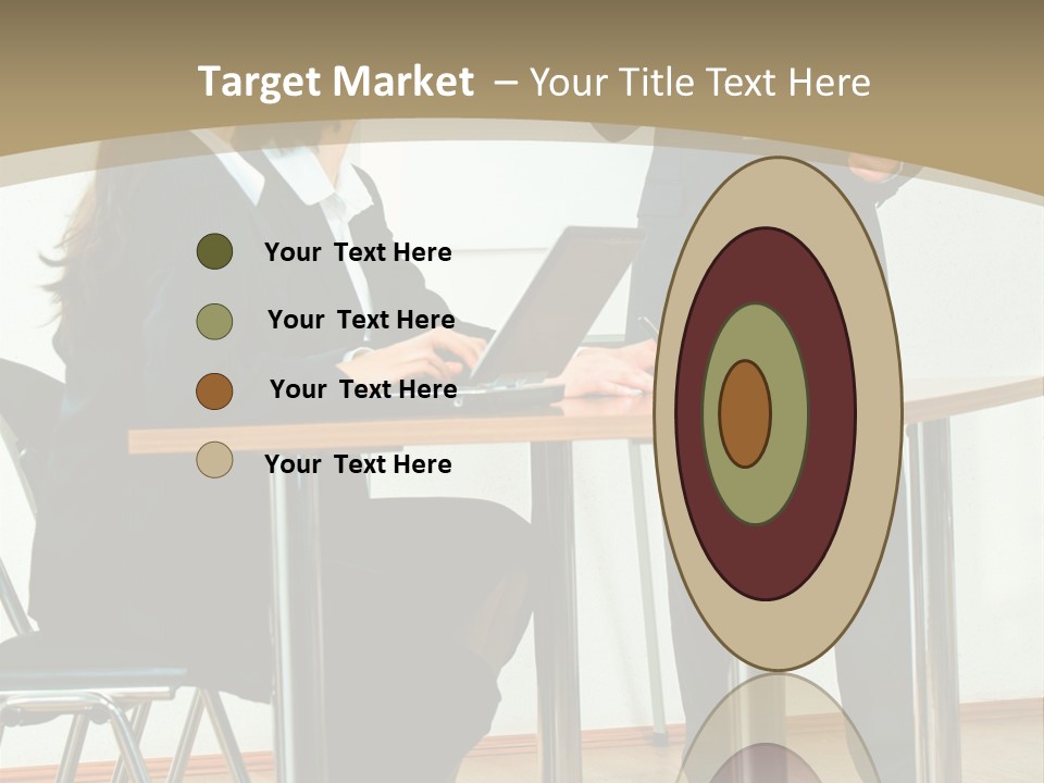 A Group Of People Sitting At A Table In Front Of A Whiteboard PowerPoint Template