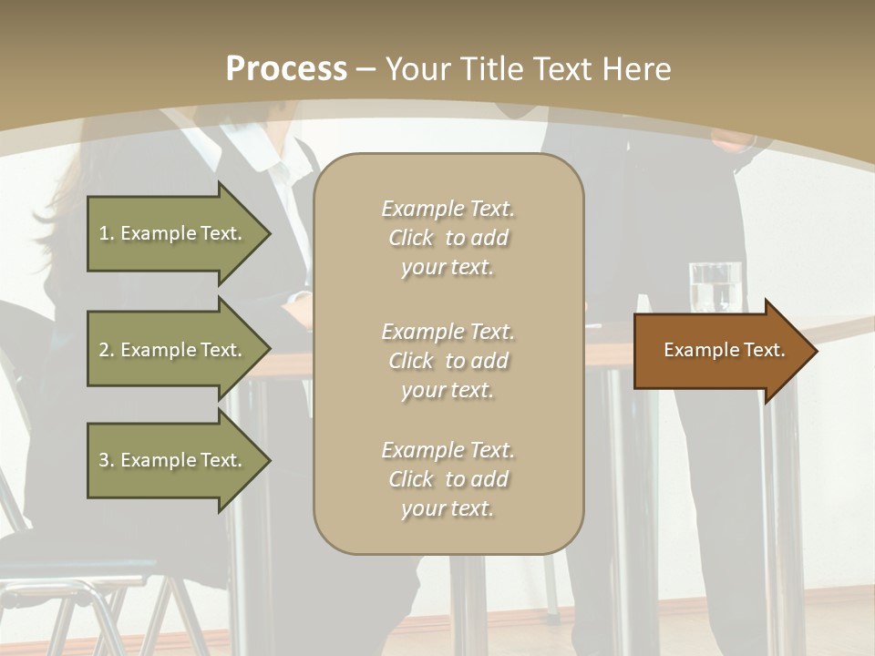 A Group Of People Sitting At A Table In Front Of A Whiteboard PowerPoint Template