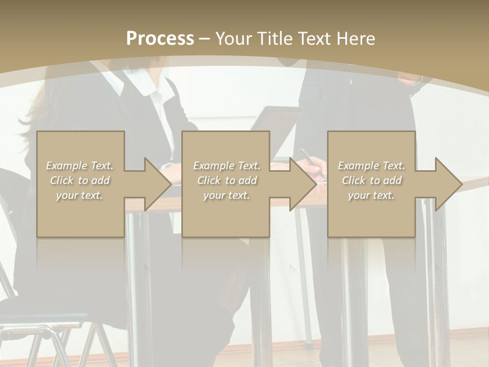 A Group Of People Sitting At A Table In Front Of A Whiteboard PowerPoint Template