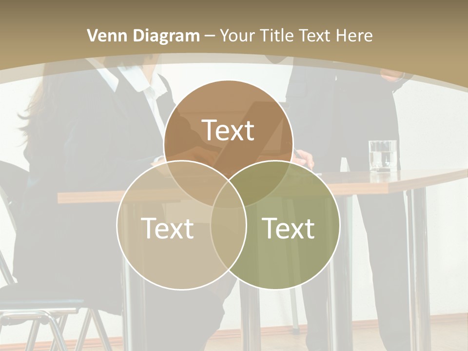 A Group Of People Sitting At A Table In Front Of A Whiteboard PowerPoint Template