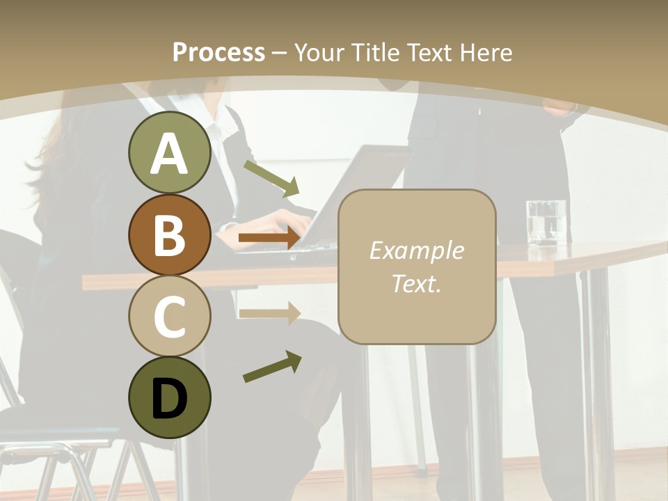 A Group Of People Sitting At A Table In Front Of A Whiteboard PowerPoint Template