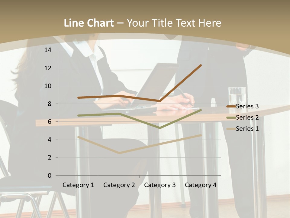 A Group Of People Sitting At A Table In Front Of A Whiteboard PowerPoint Template