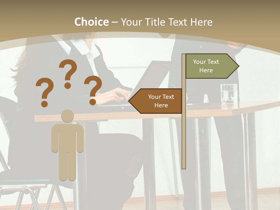 A Group Of People Sitting At A Table In Front Of A Whiteboard PowerPoint Template