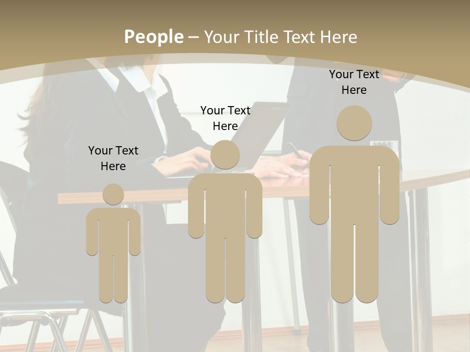 A Group Of People Sitting At A Table In Front Of A Whiteboard PowerPoint Template