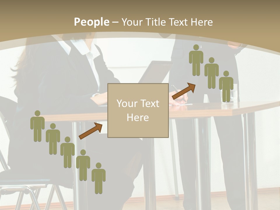 A Group Of People Sitting At A Table In Front Of A Whiteboard PowerPoint Template