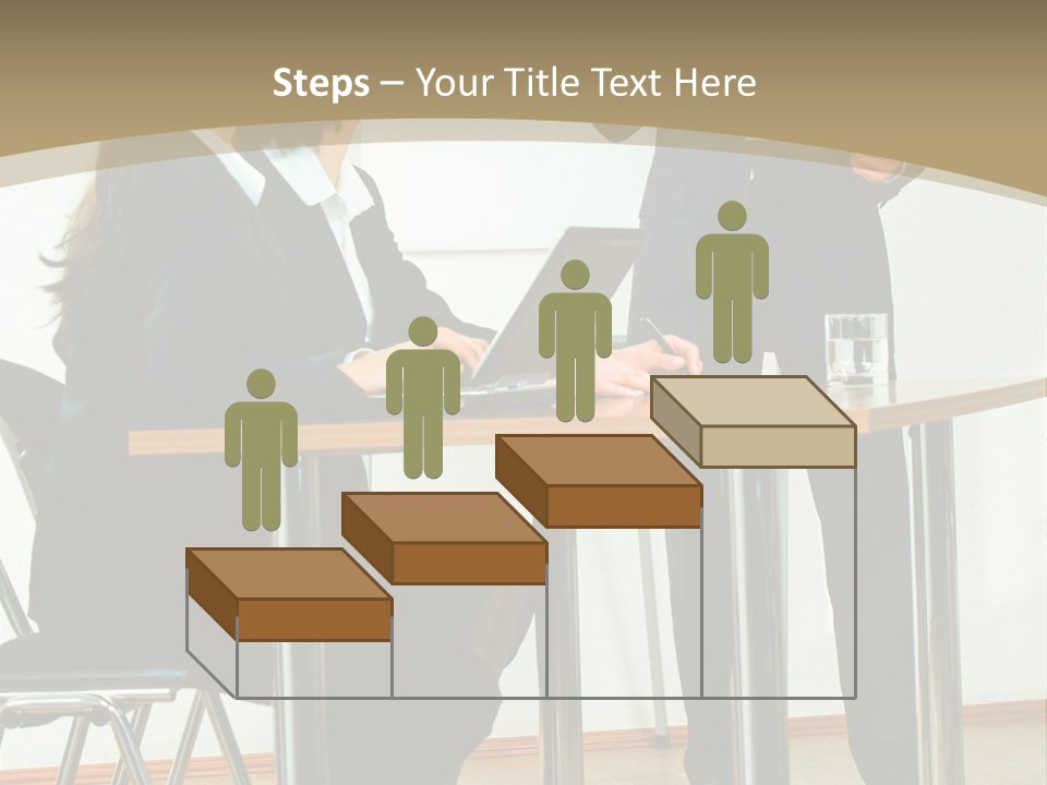 A Group Of People Sitting At A Table In Front Of A Whiteboard PowerPoint Template