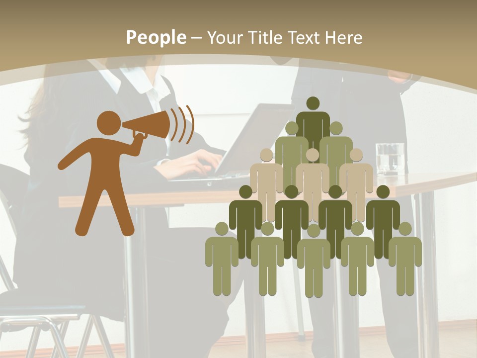 A Group Of People Sitting At A Table In Front Of A Whiteboard PowerPoint Template