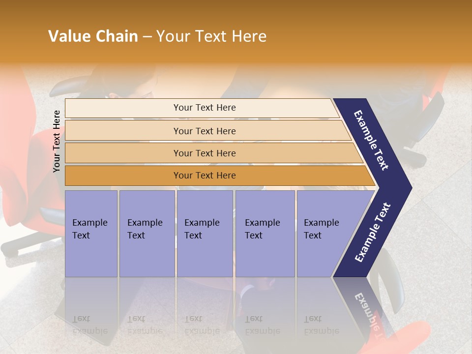 A Group Of People Sitting Around A Table With Laptops PowerPoint Template