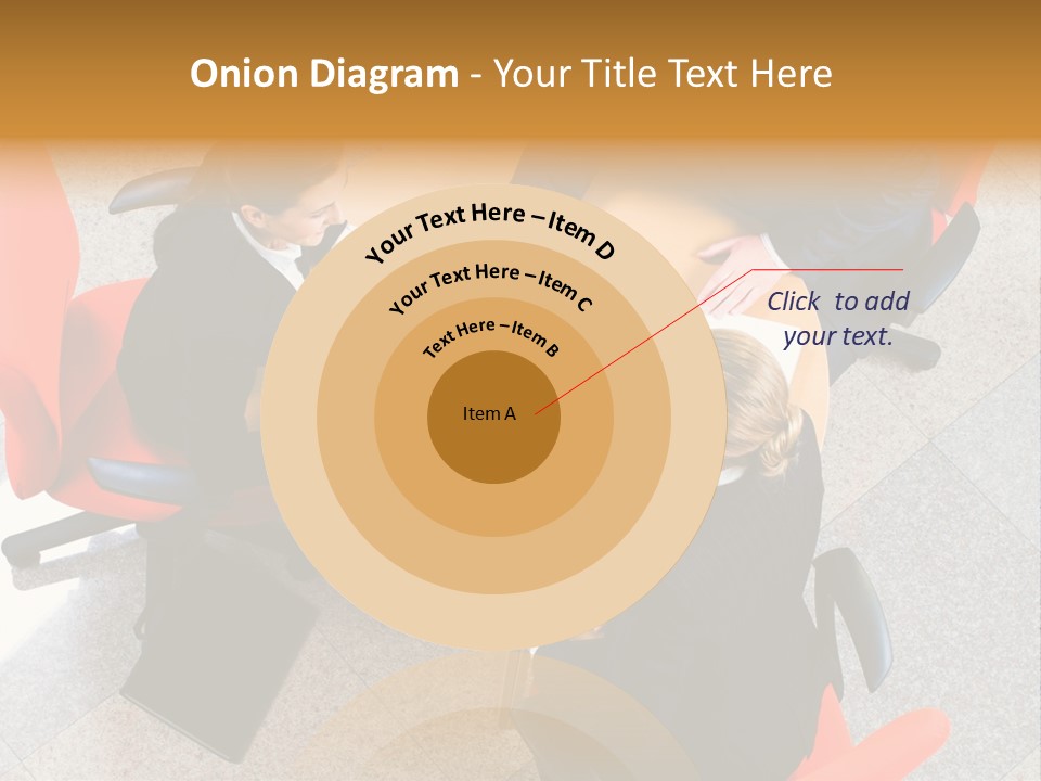 A Group Of People Sitting Around A Table With Laptops PowerPoint Template