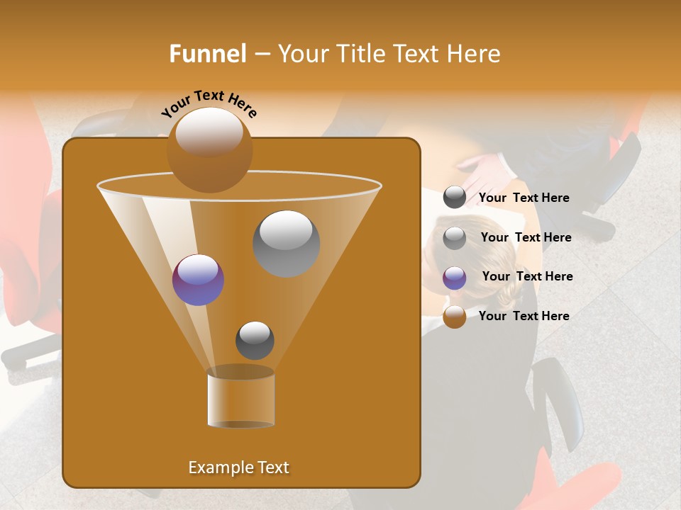 A Group Of People Sitting Around A Table With Laptops PowerPoint Template