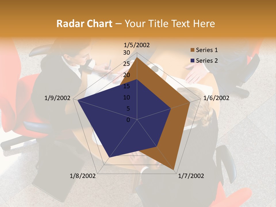 A Group Of People Sitting Around A Table With Laptops PowerPoint Template