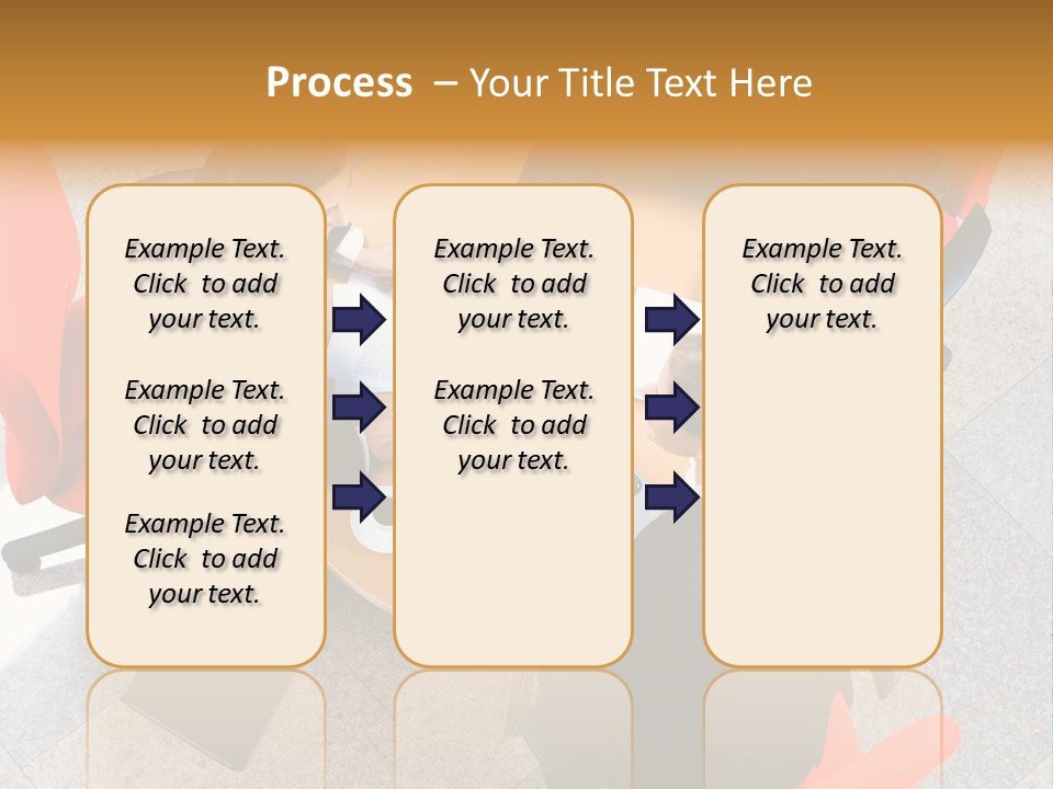 A Group Of People Sitting Around A Table With Laptops PowerPoint Template