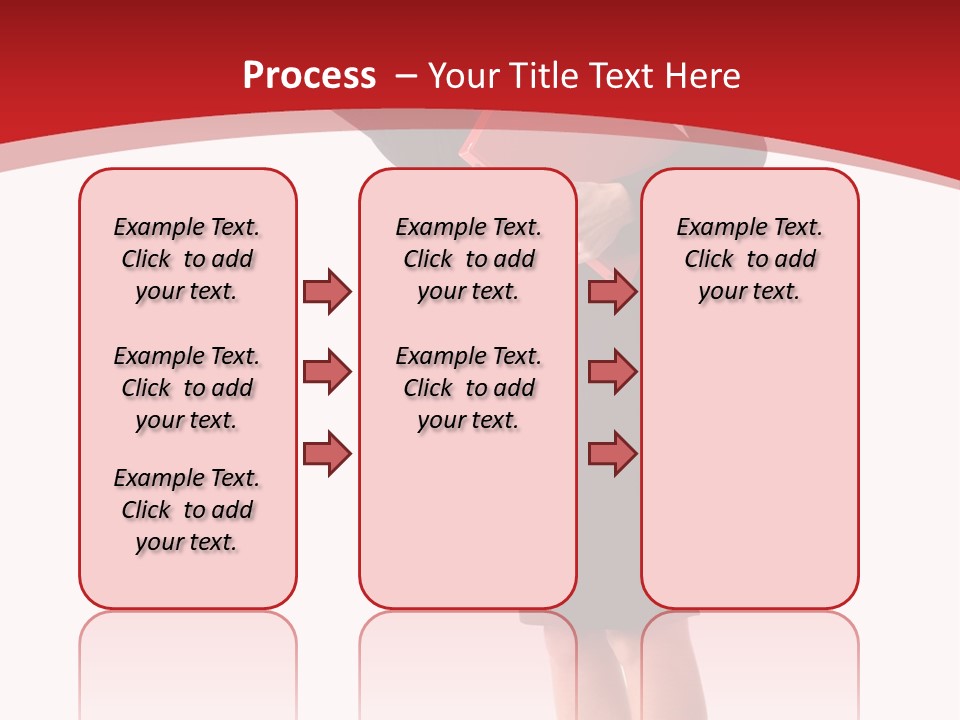 A Woman In A Business Suit Holding A Red Folder PowerPoint Template