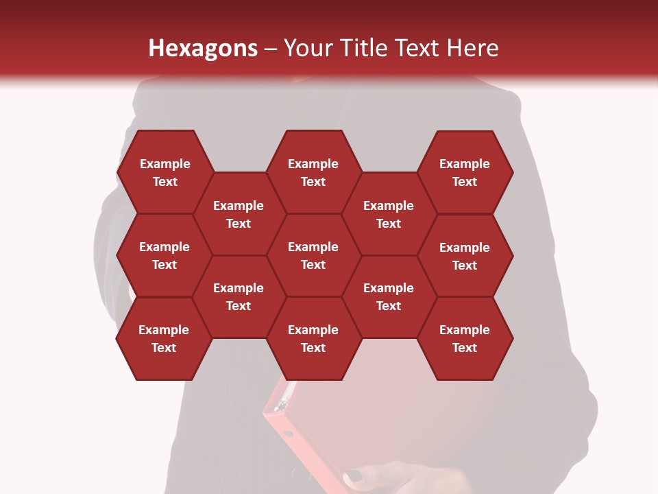 A Woman In A Business Suit Giving A Thumbs Up PowerPoint Template