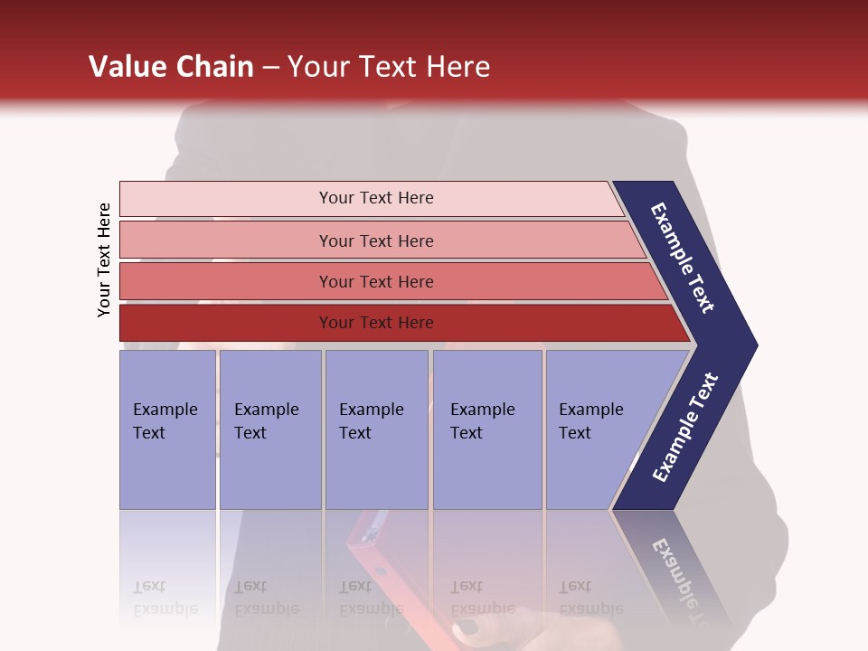 A Woman In A Business Suit Giving A Thumbs Up PowerPoint Template