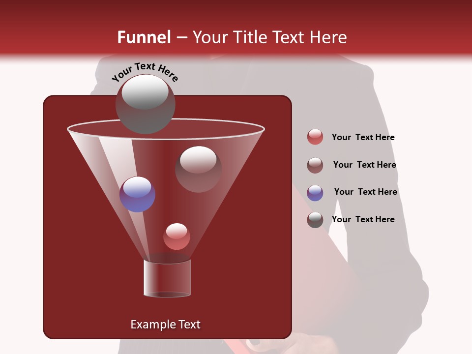 A Woman In A Business Suit Giving A Thumbs Up PowerPoint Template