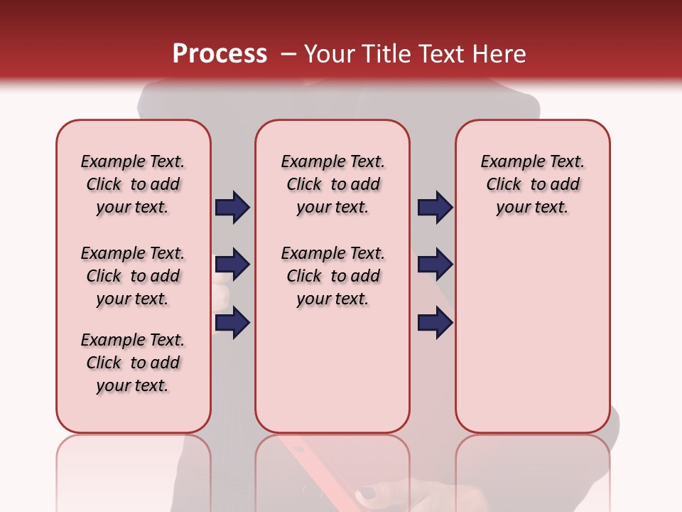 A Woman In A Business Suit Giving A Thumbs Up PowerPoint Template