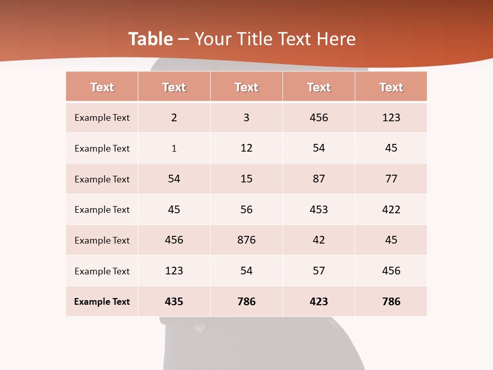 A Woman In A Business Suit Standing With Her Arms Crossed PowerPoint Template