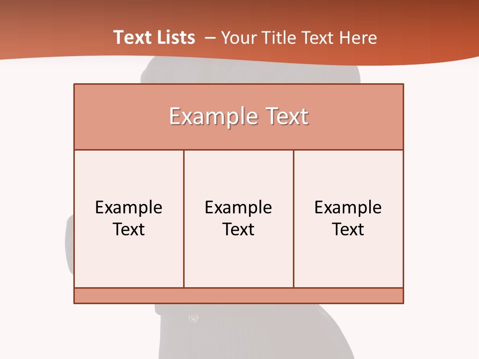 A Woman In A Business Suit Standing With Her Arms Crossed PowerPoint Template