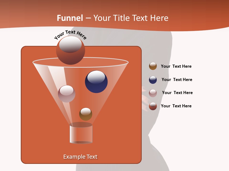 A Woman In A Business Suit Standing With Her Arms Crossed PowerPoint Template