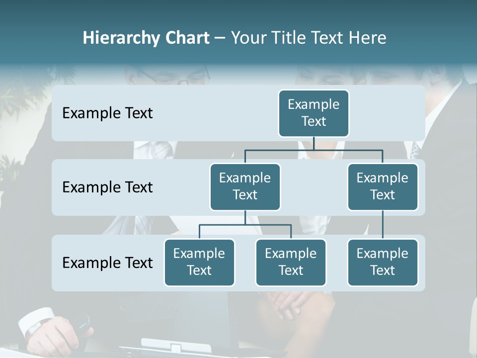 A Group Of Business People Sitting Around A Table PowerPoint Template