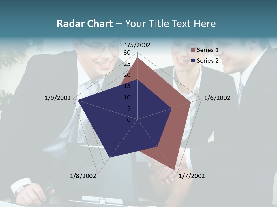 A Group Of Business People Sitting Around A Table PowerPoint Template
