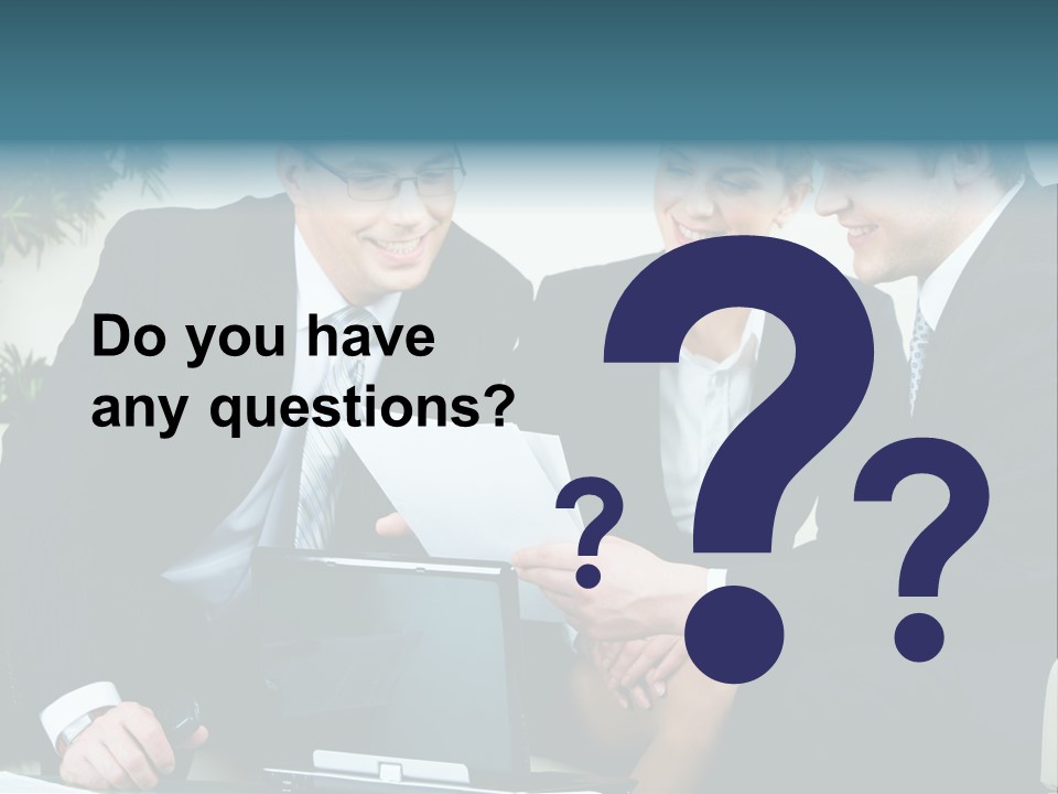 A Group Of Business People Sitting Around A Table PowerPoint Template