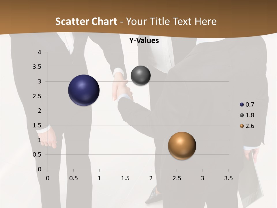 A Group Of Business People Shaking Hands PowerPoint Template