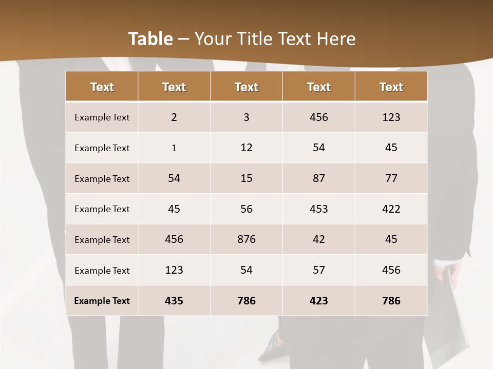 A Group Of Business People Shaking Hands PowerPoint Template