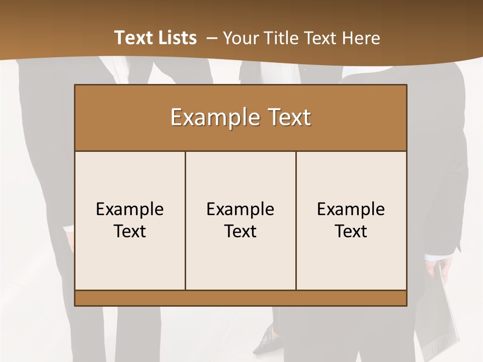A Group Of Business People Shaking Hands PowerPoint Template