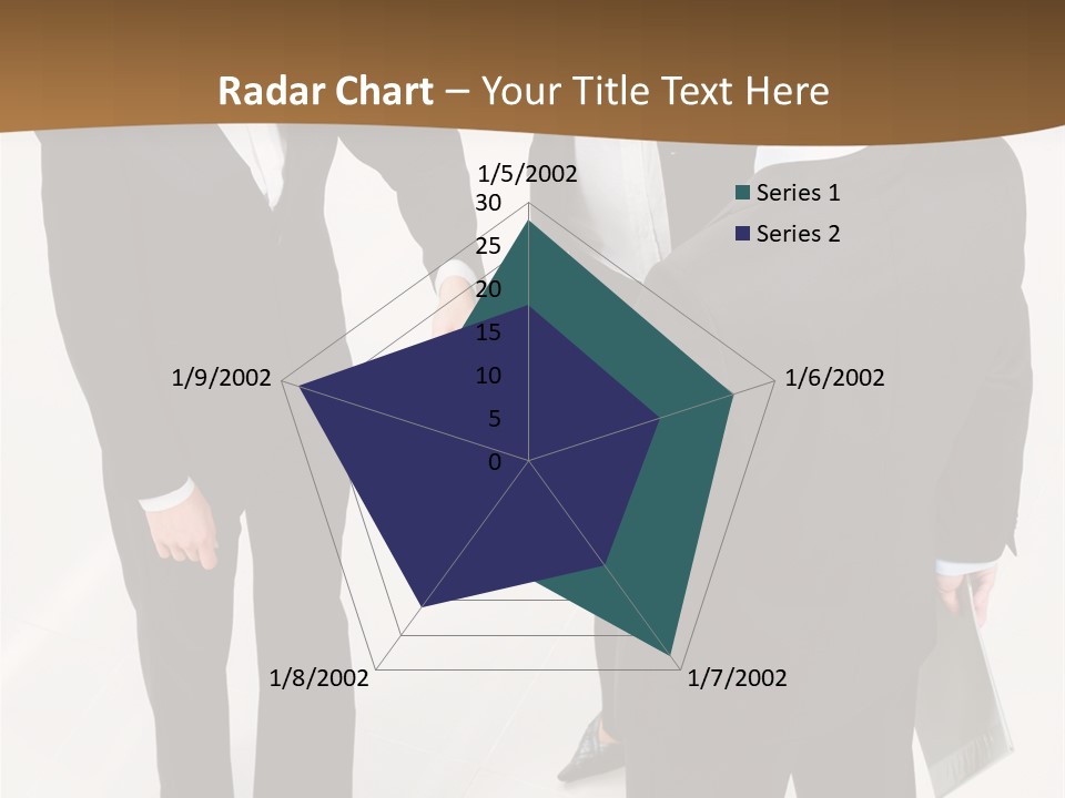 A Group Of Business People Shaking Hands PowerPoint Template