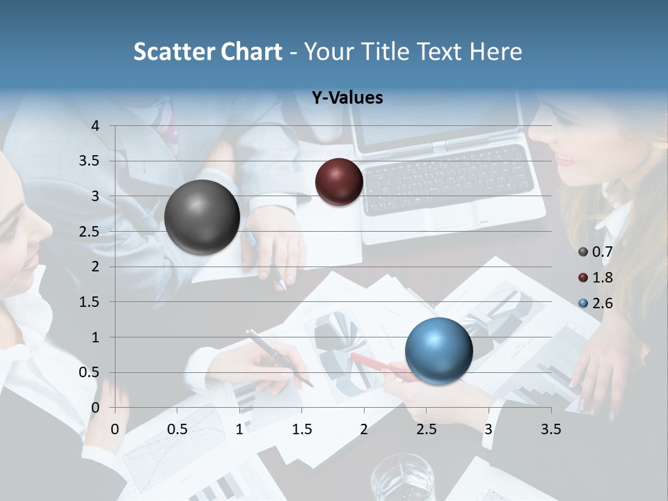 A Group Of People Sitting Around A Wooden Table PowerPoint Template