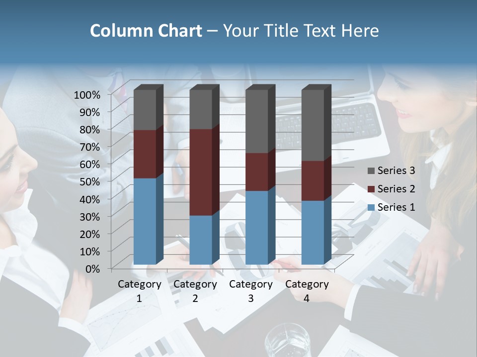 A Group Of People Sitting Around A Wooden Table PowerPoint Template