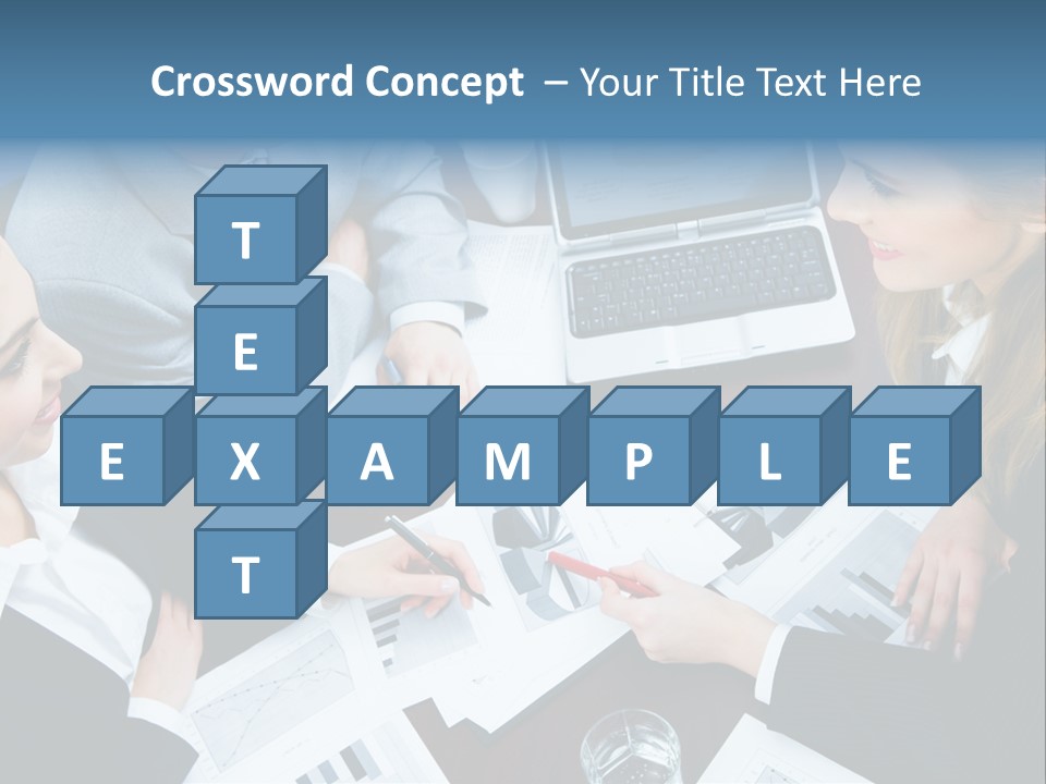 A Group Of People Sitting Around A Wooden Table PowerPoint Template