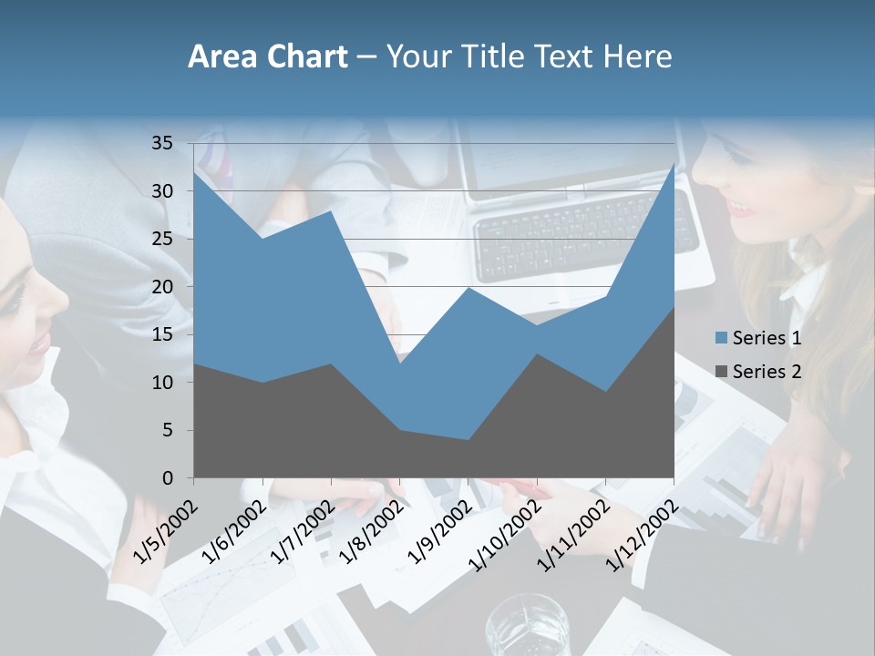 A Group Of People Sitting Around A Wooden Table PowerPoint Template